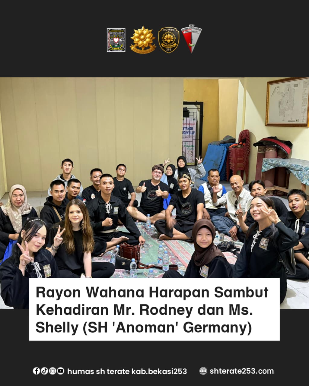 Rayon Wahana Harapan Sambut Kehadiran Mr. Rodney dan Ms. Shelly  (SH Anoman Germany)